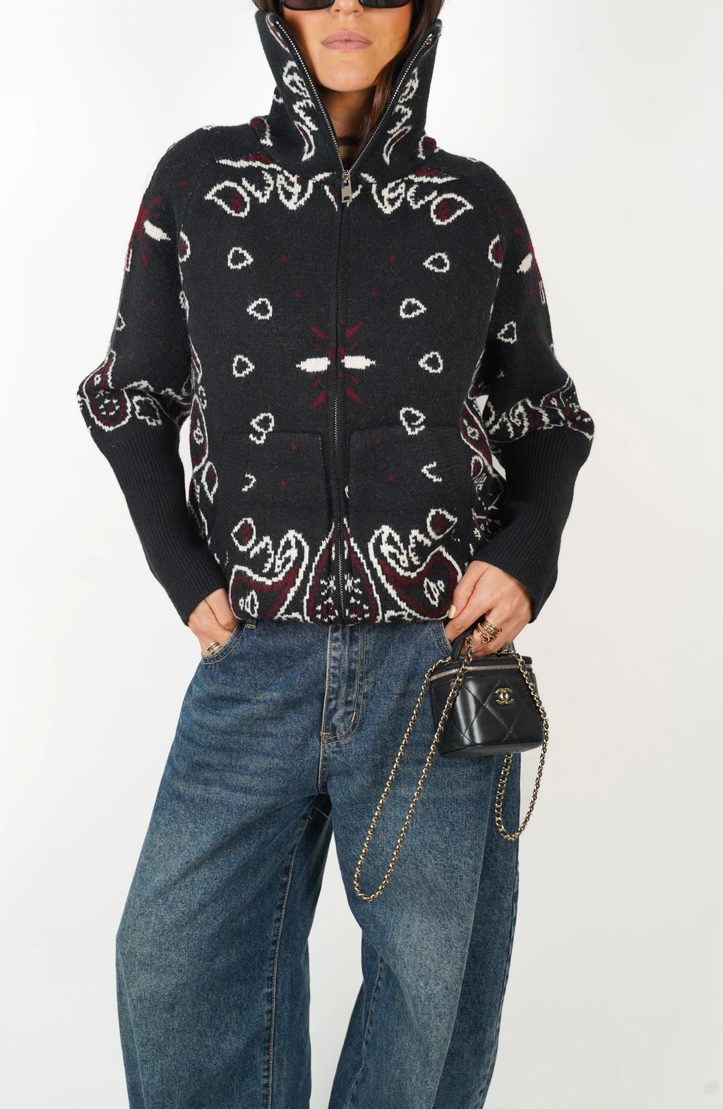 Jersey Alpine con Estampado Invernal
