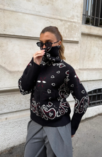 Jersey Alpine con Estampado Invernal