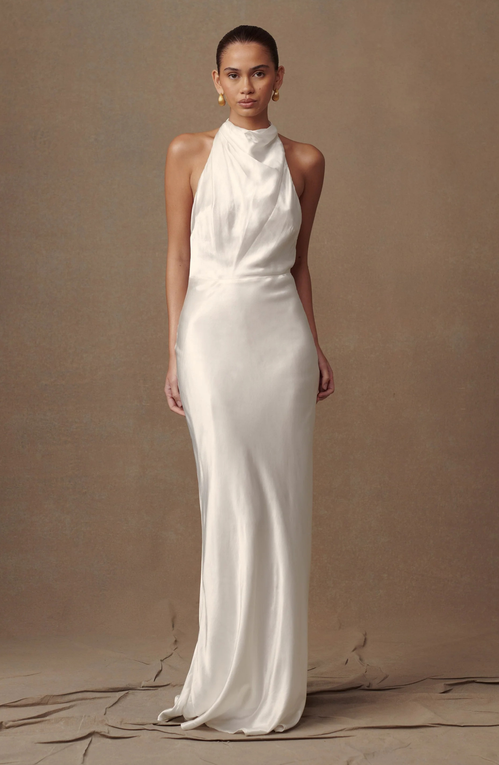 Champagne Glow Maxi Dress