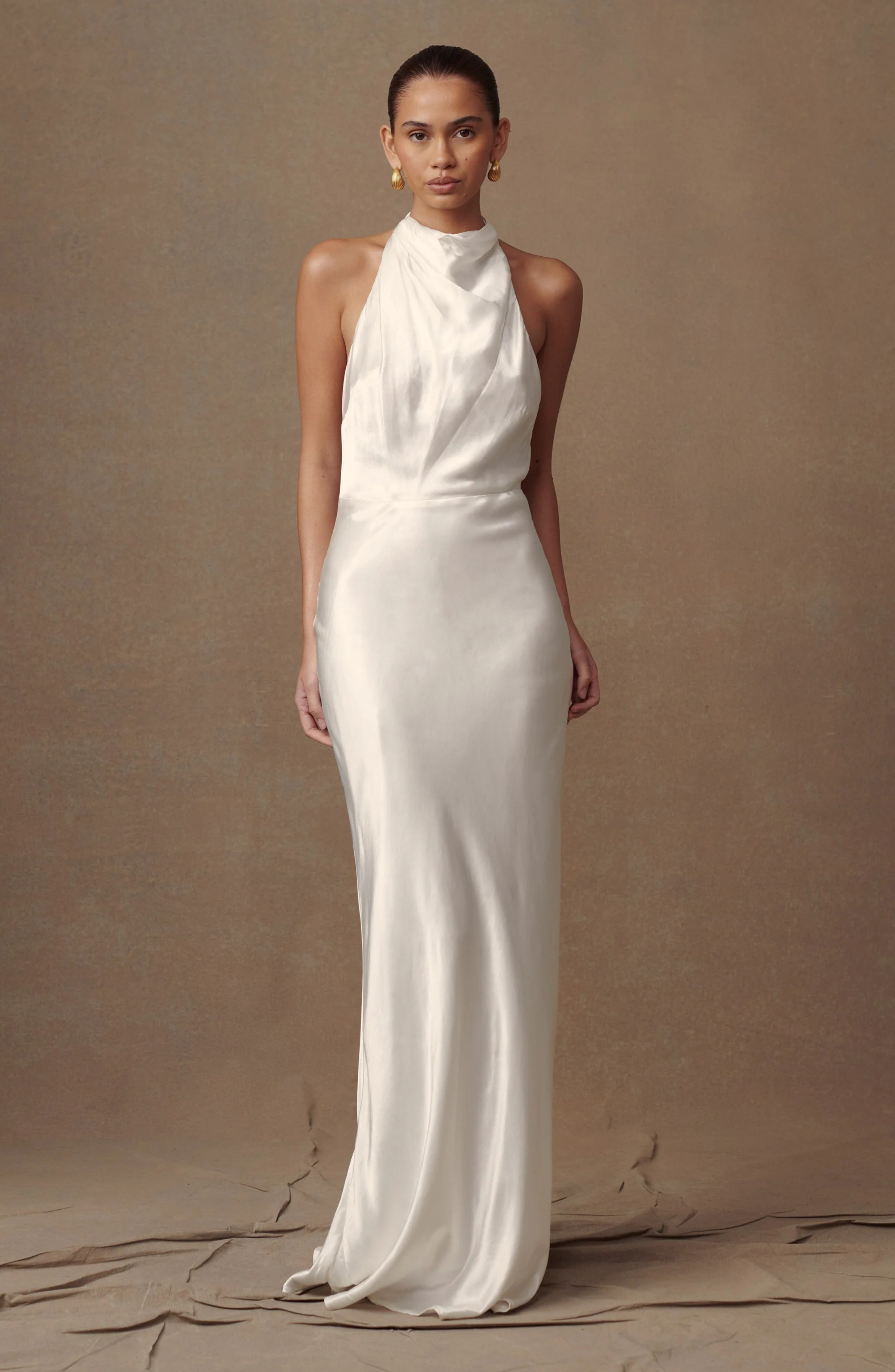 Champagne Glow Maxi Dress