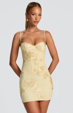 Petal Luxe Mini Dress