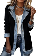Veste Metropolitan avec Contraste Denim