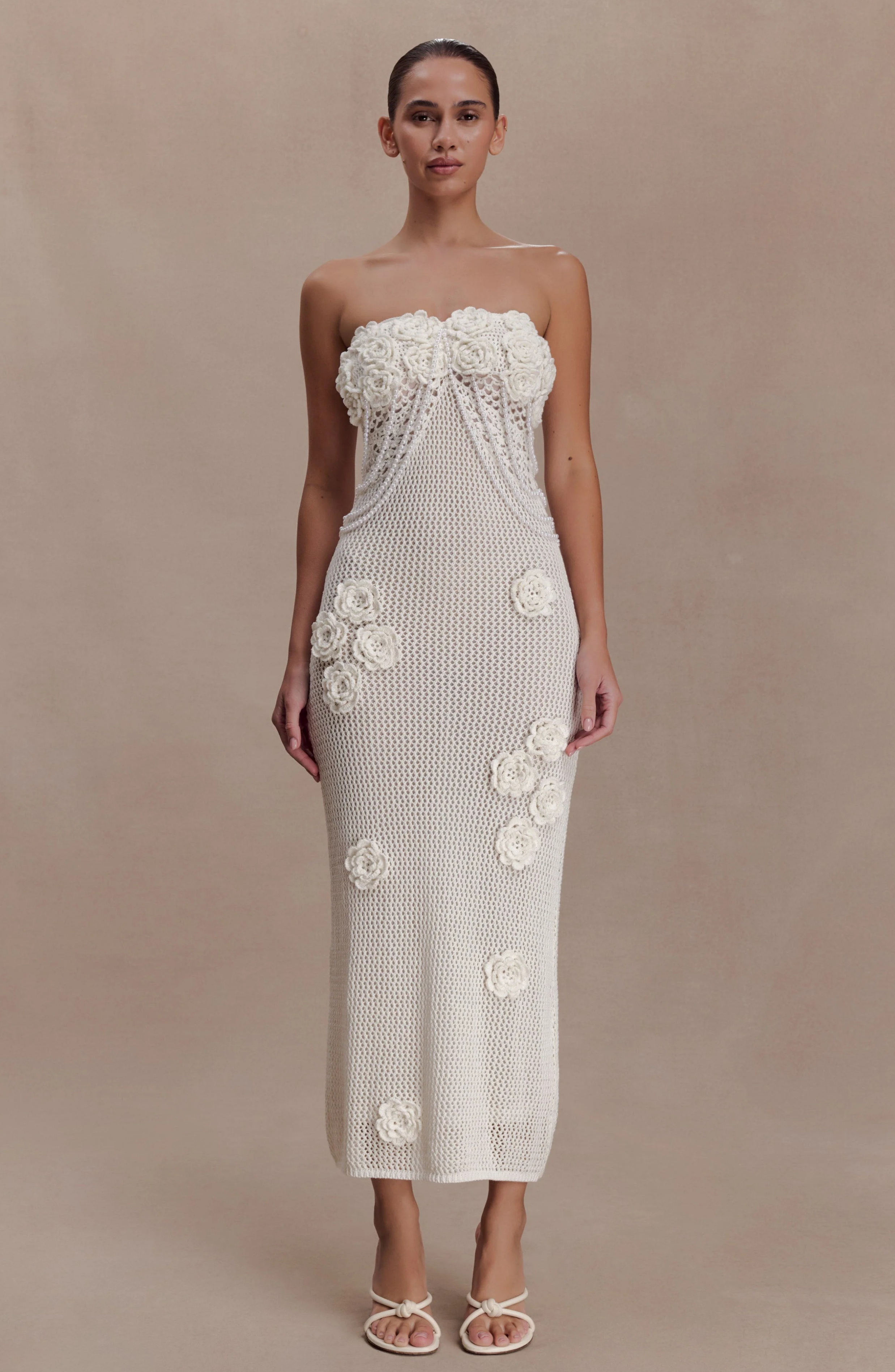 Bloom Knit Midi Dress