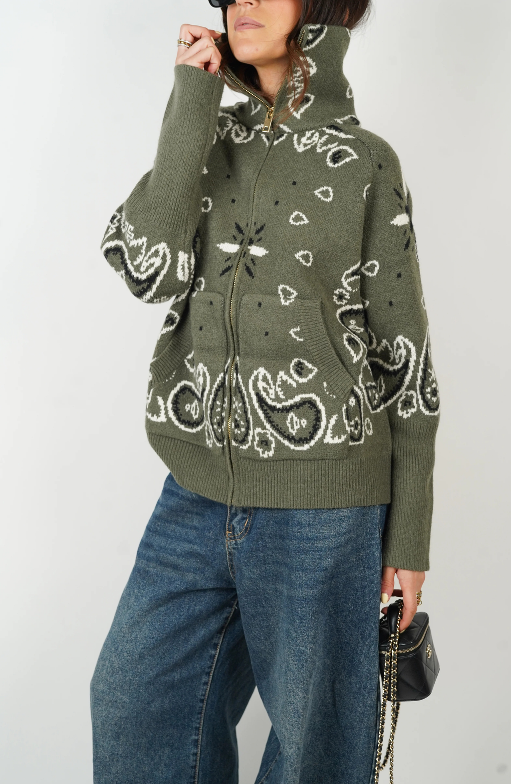 Jersey Alpine con Estampado Invernal