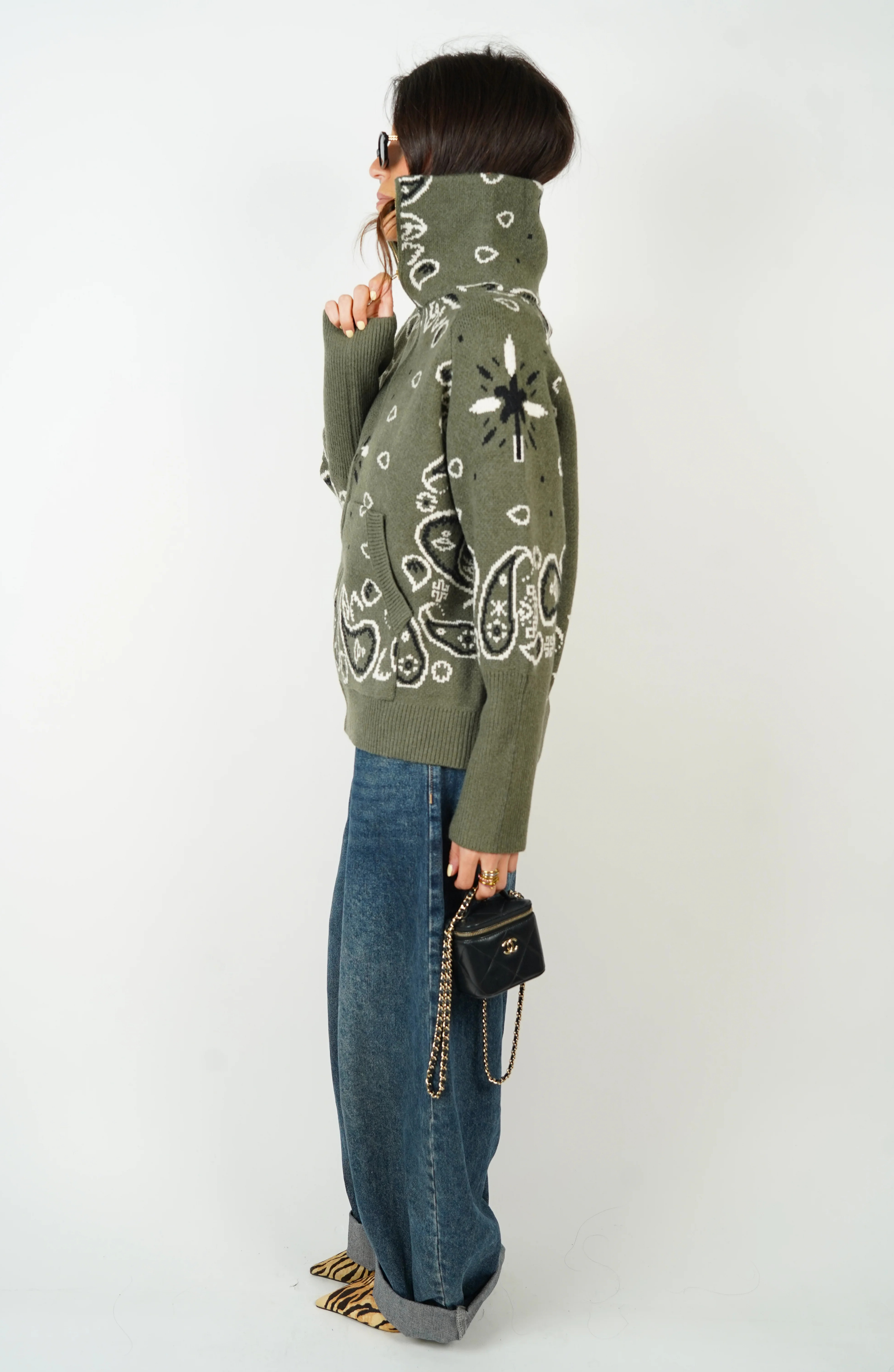 Jersey Alpine con Estampado Invernal