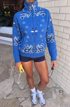 Jersey Alpine con Estampado Invernal