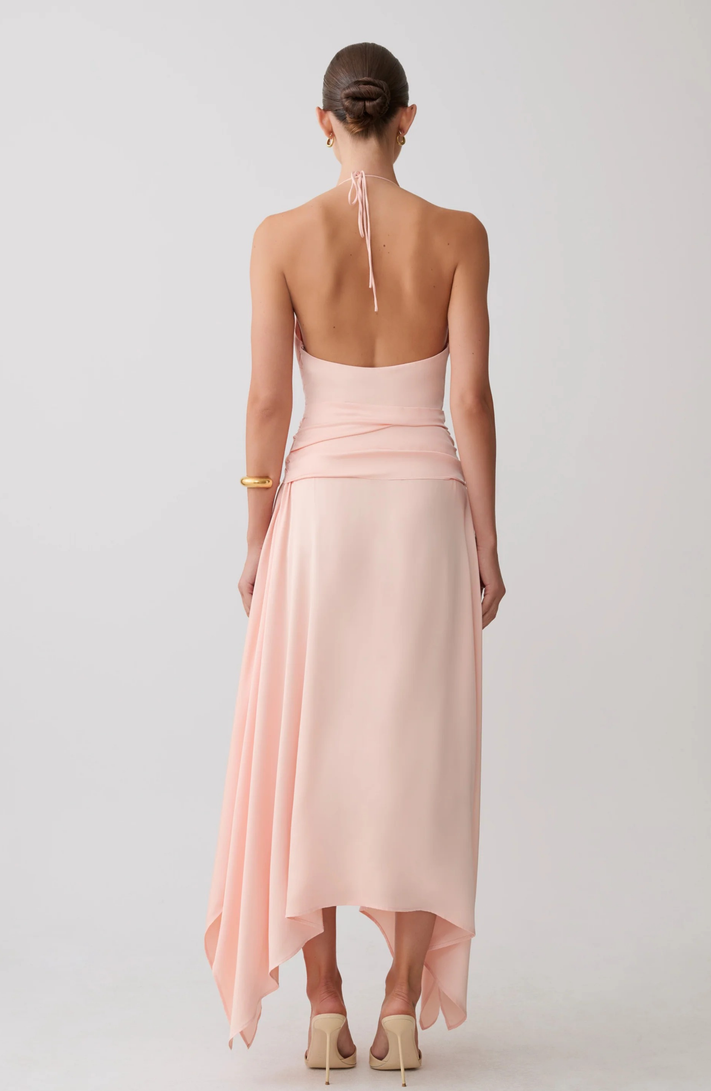 Rosé Whisper Maxi Dress