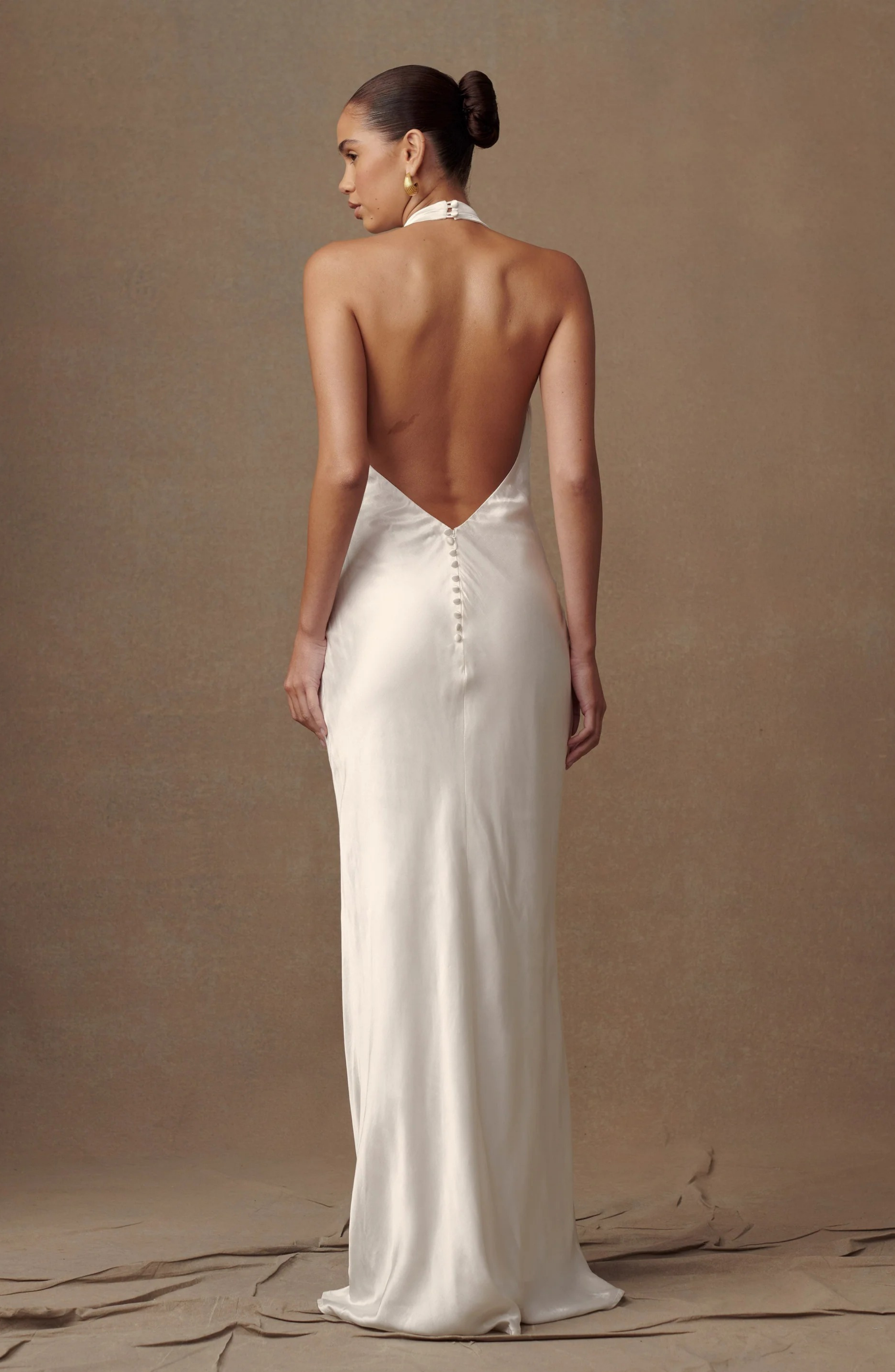 Champagne Glow Maxi Dress
