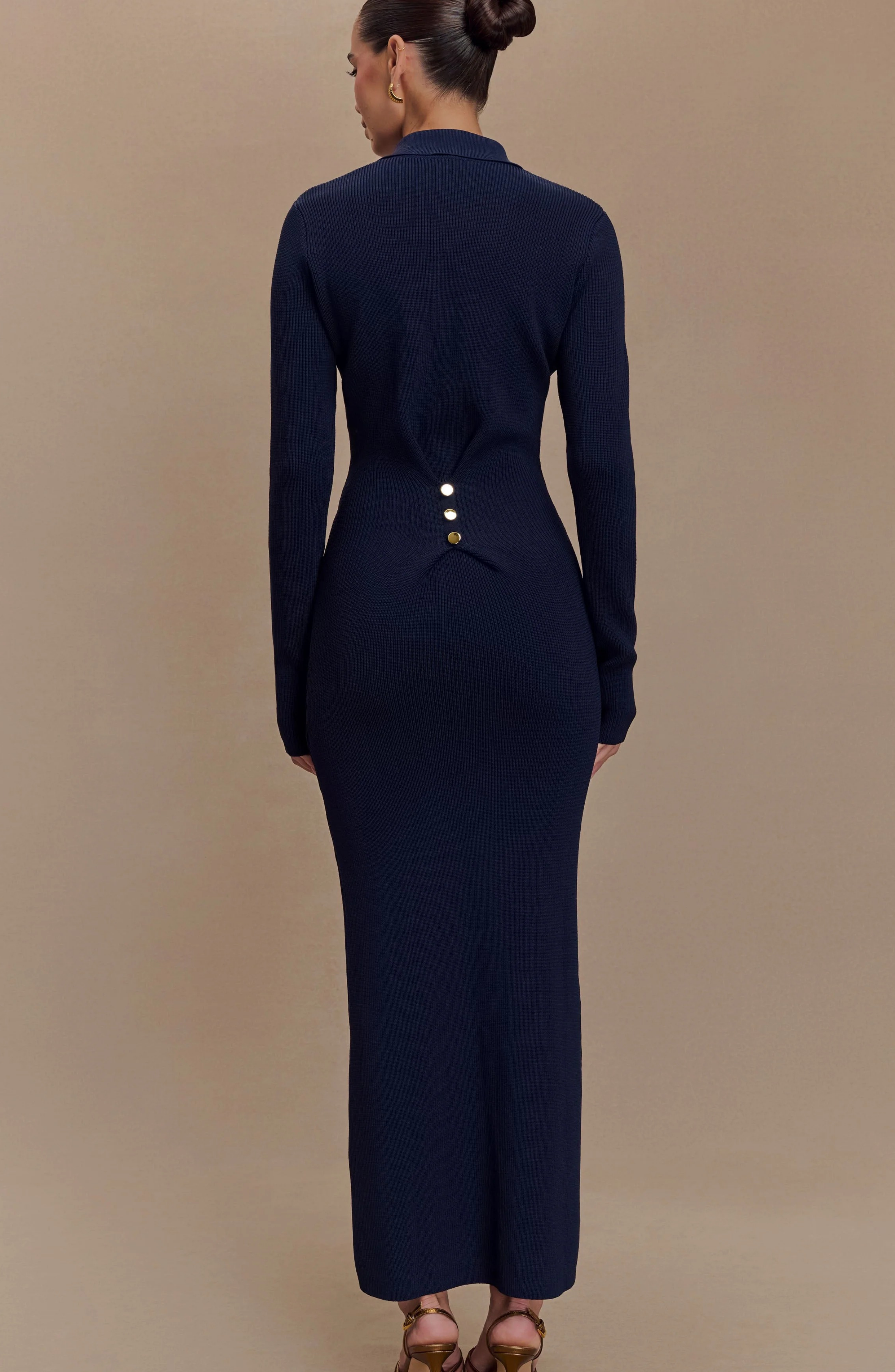 Noir Allure Gown Maxi Dress