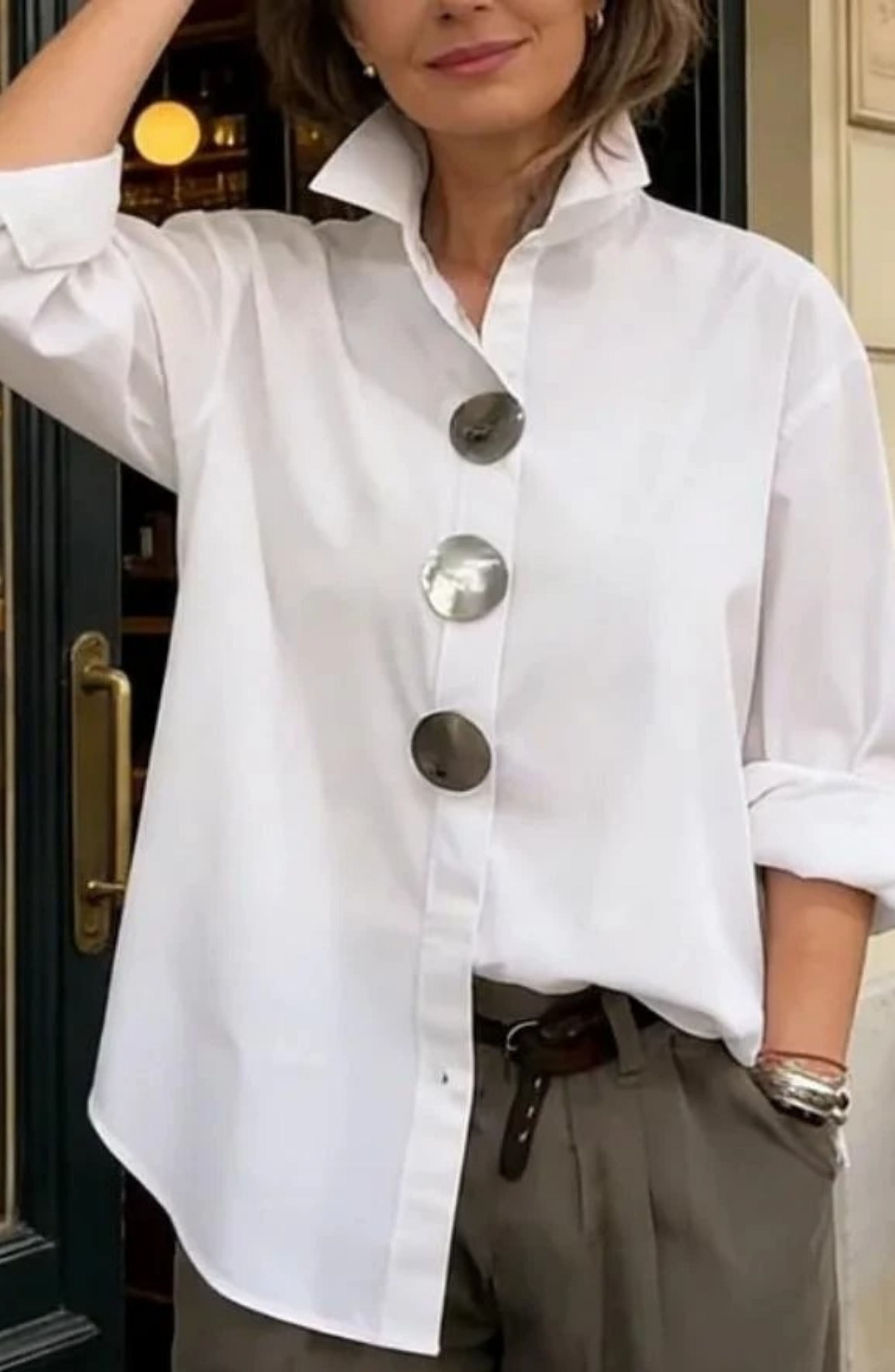 Camisa Metropolitan de Corte Oversize