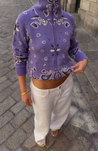 Jersey Alpine con Estampado Invernal