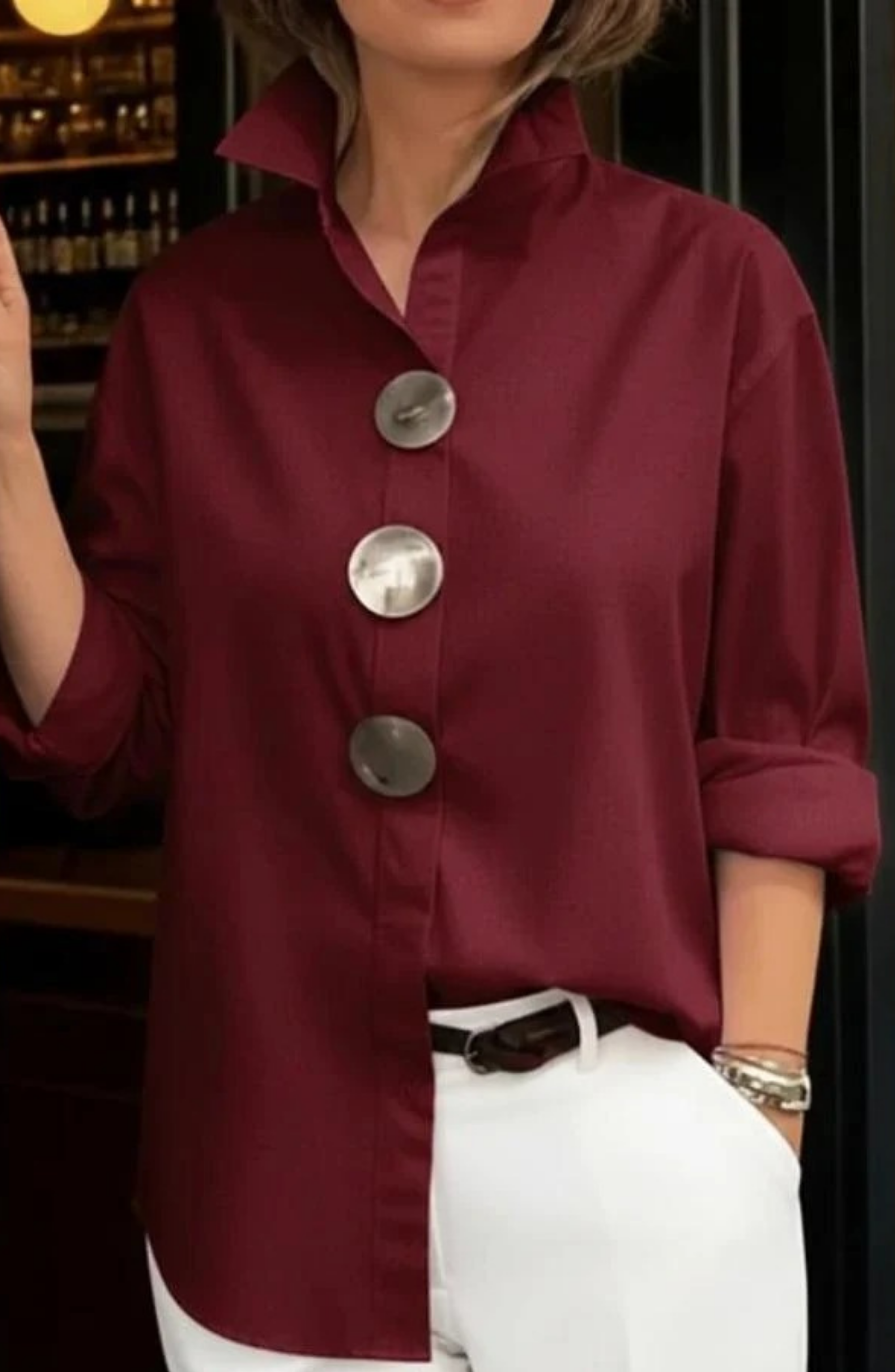 Camisa Metropolitan de Corte Oversize