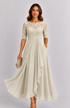Vestido Serenité con Bordado Floral