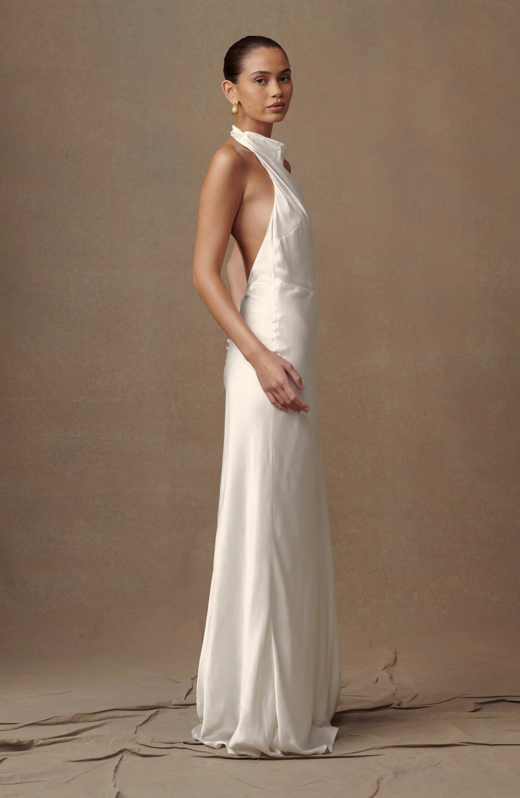 Champagne Glow Maxi Dress