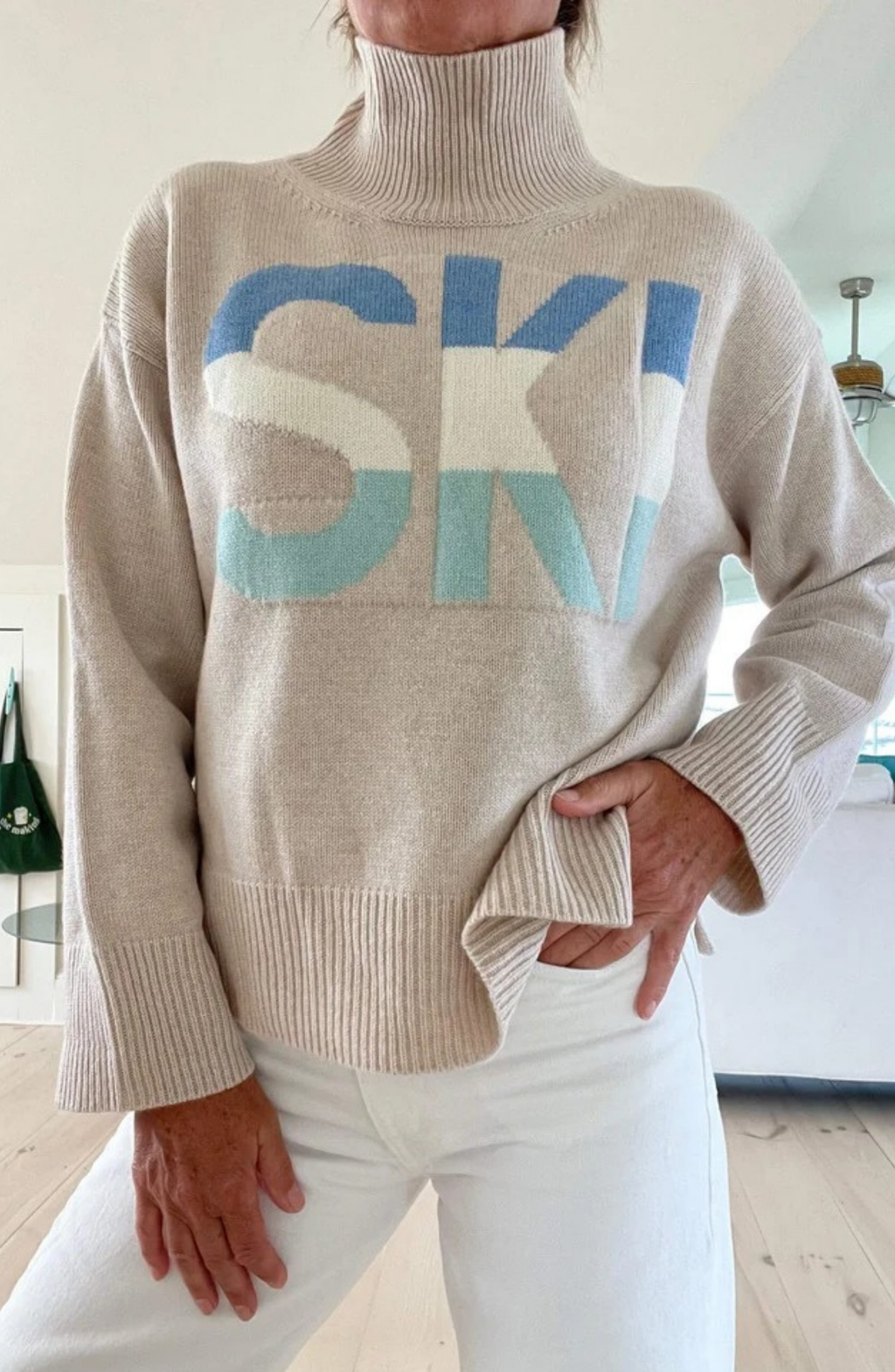 Courchevel – Jersey de Punto con Cuello Alto