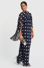Robe longue Étoile à pois