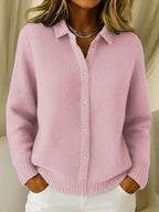 Carmela | Chaqueta de Punto Texturizada con Botones