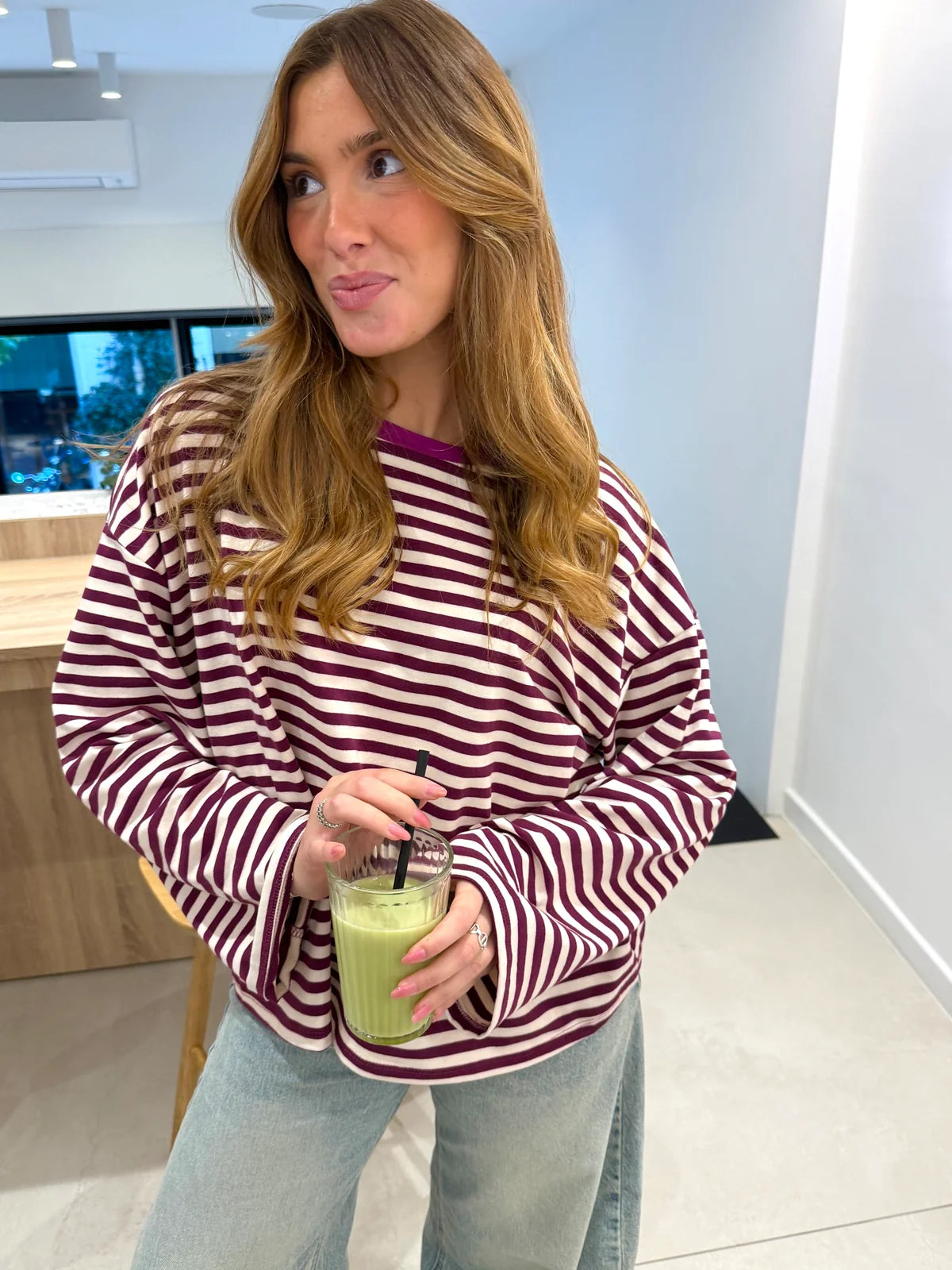 Maglietta alla marinara oversize