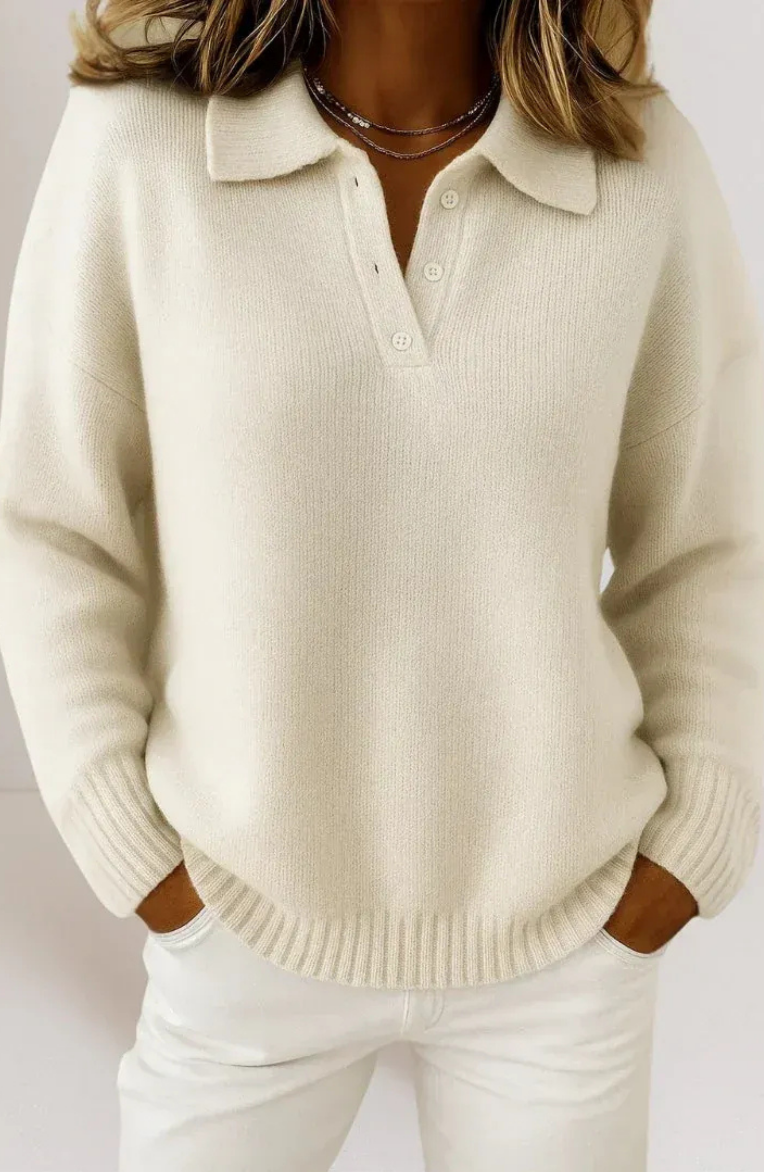 Capri – Jersey de Punto con Cuello Polo