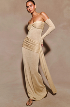 Divine Drape Gown Maxi dress