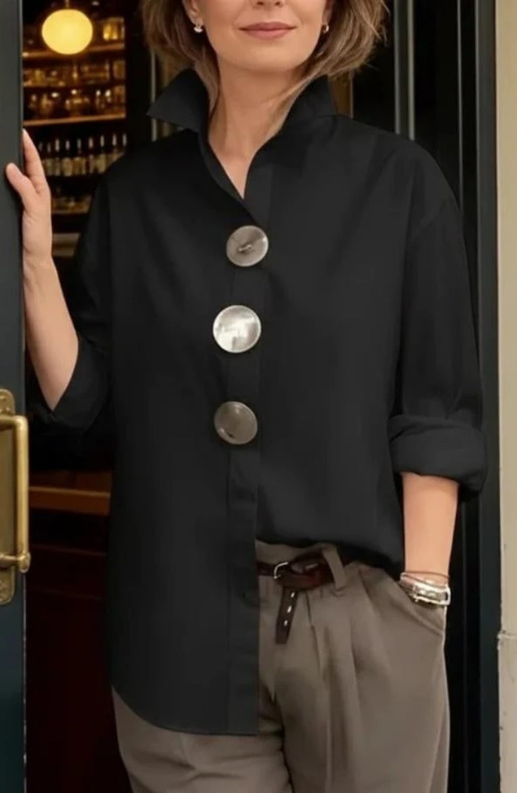 Camisa Metropolitan de Corte Oversize