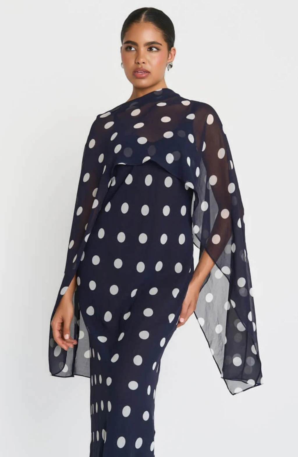 Robe longue Étoile à pois