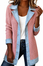 Veste Metropolitan avec Contraste Denim