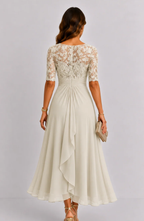 Vestido Serenité con Bordado Floral