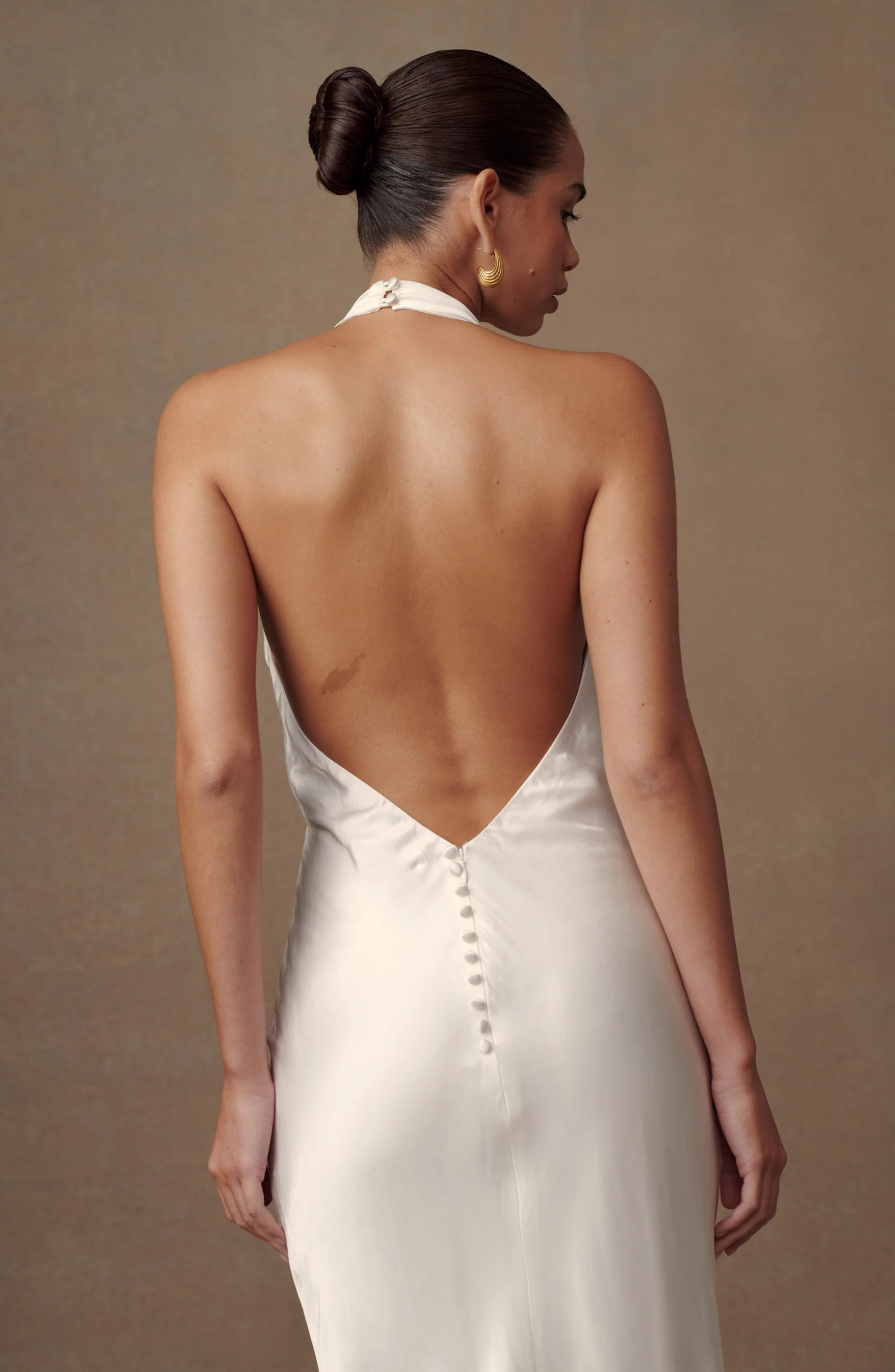 Champagne Glow Maxi Dress