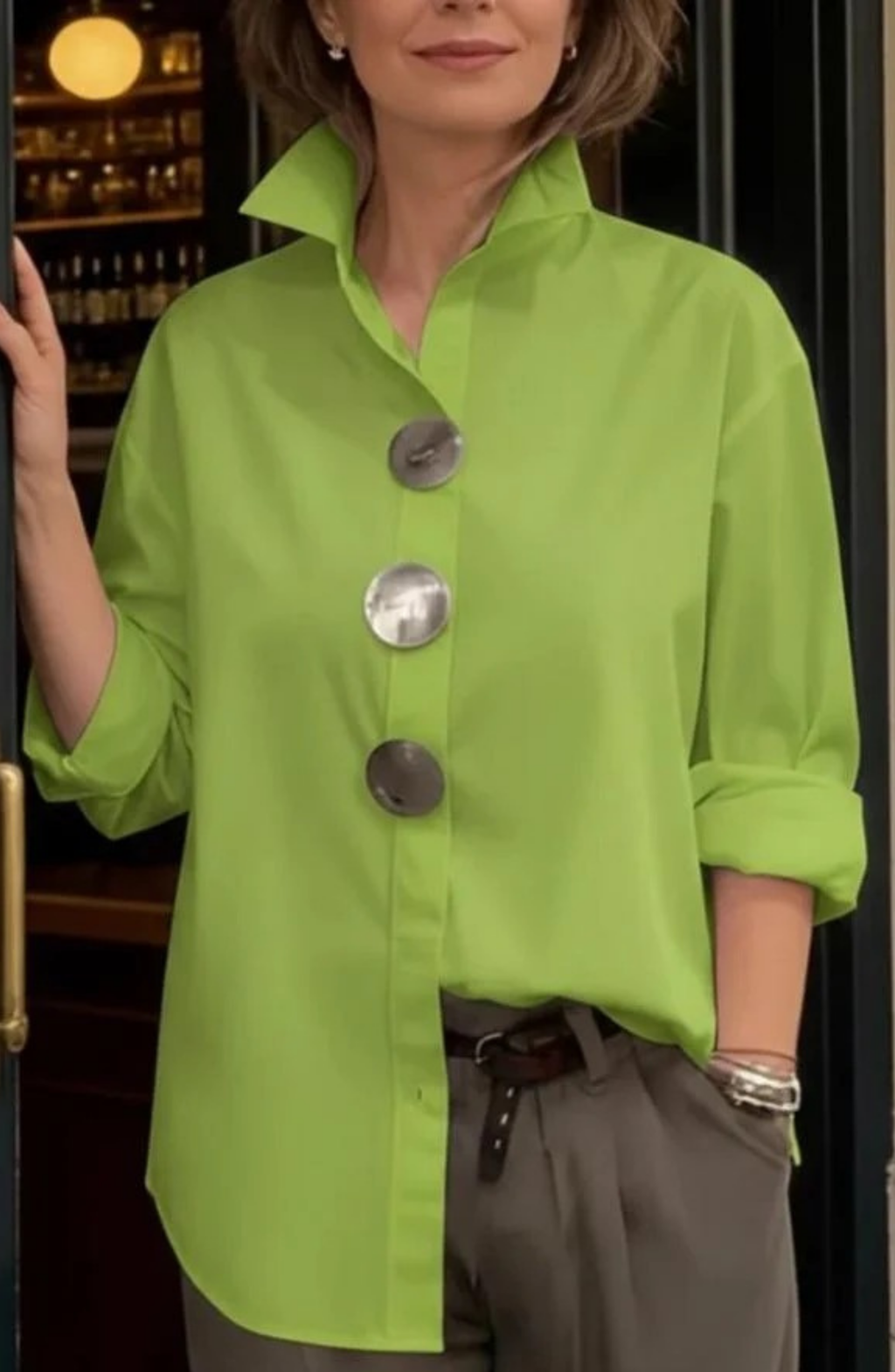 Camisa Metropolitan de Corte Oversize