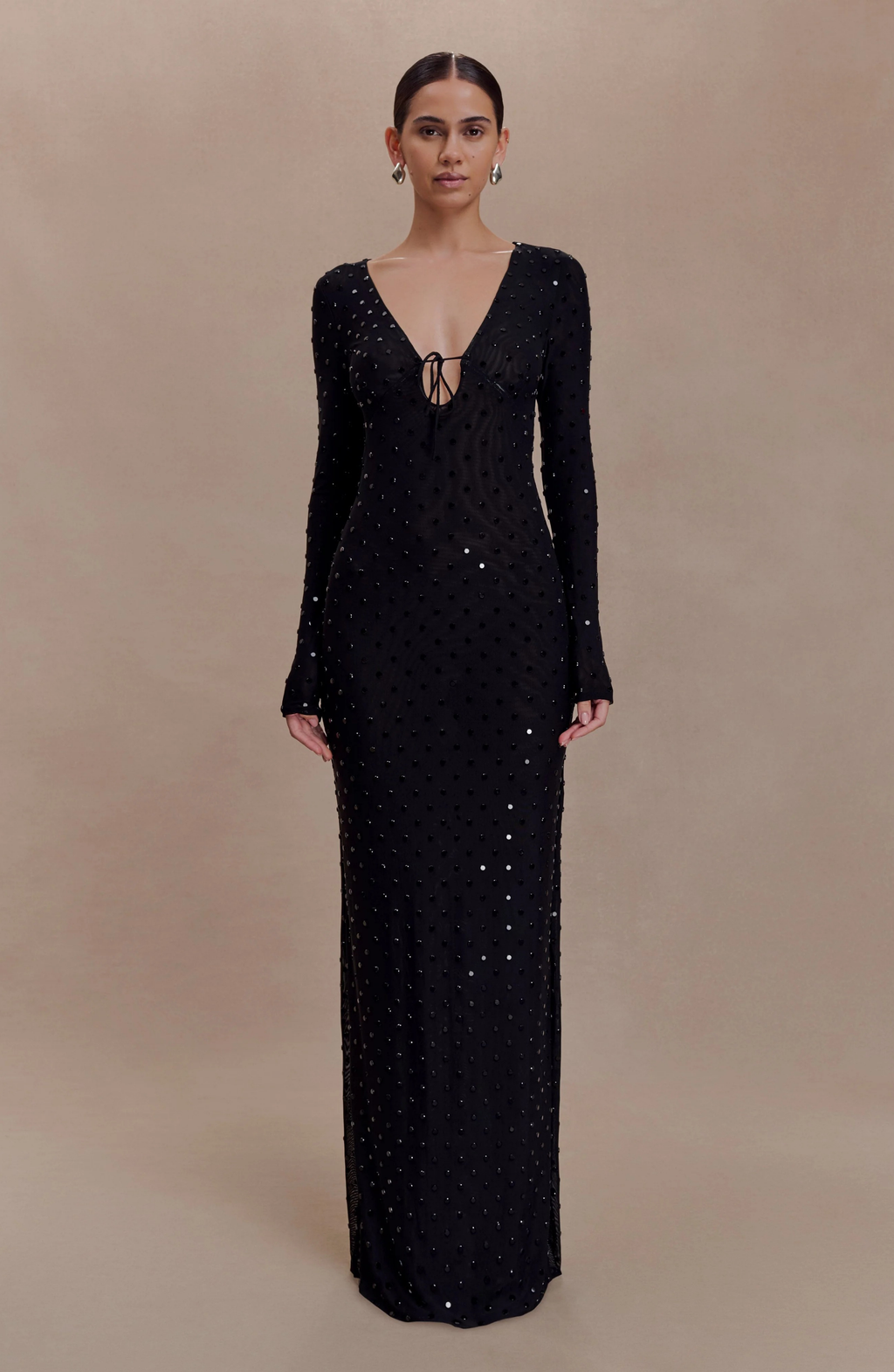 Midnight Glow Gown Maxi Dress