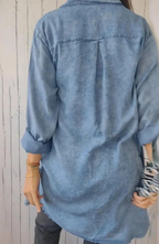 Montana – Camisa Denim con Bolsillos