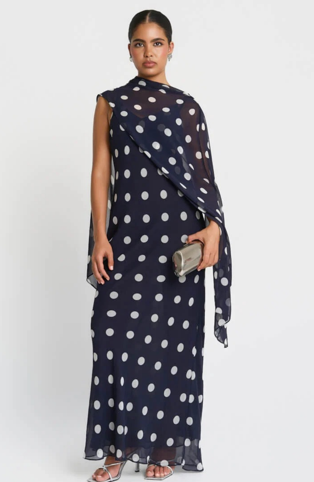 Robe longue Étoile à pois