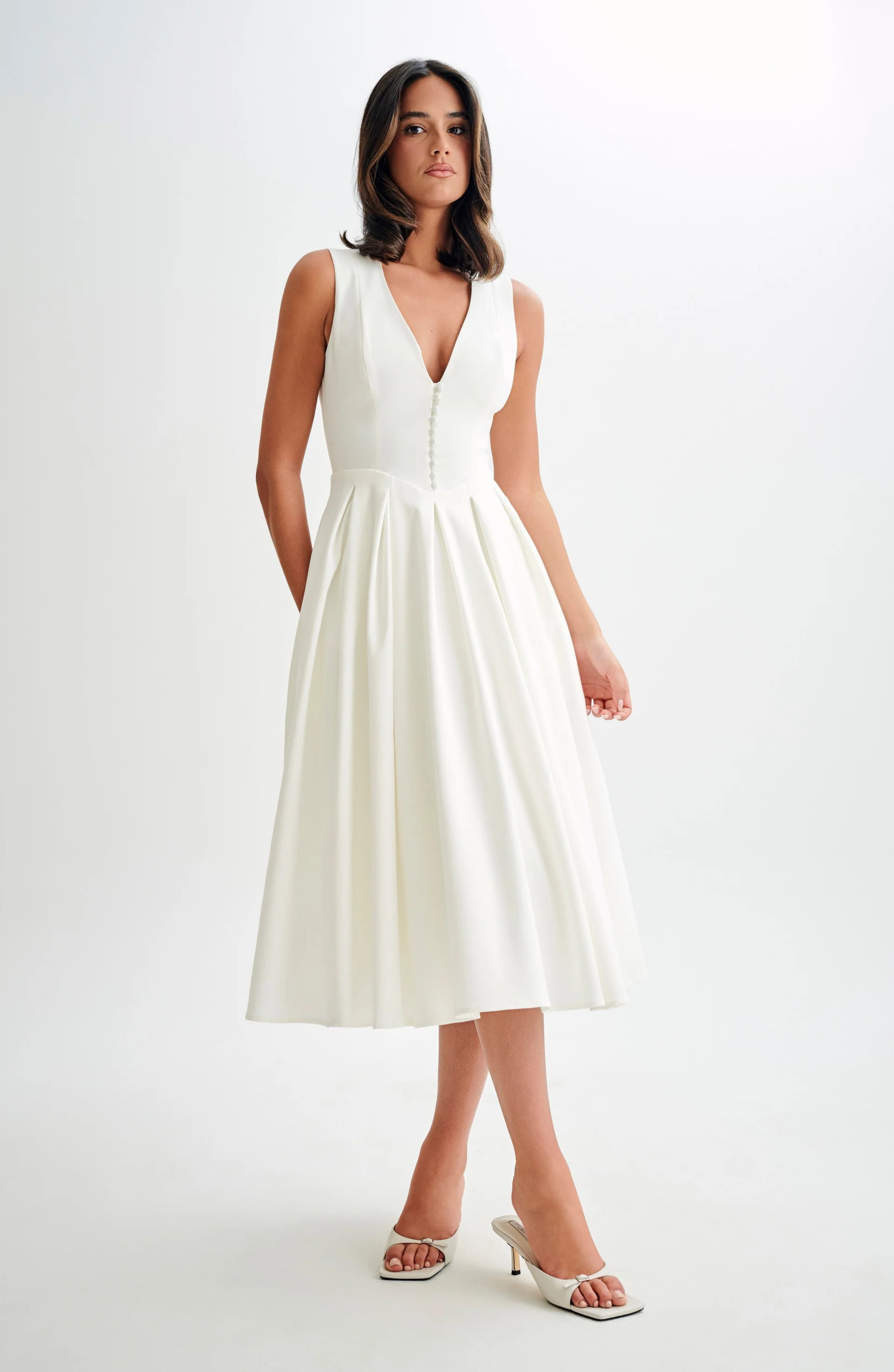 Soft Grace Midi Dress