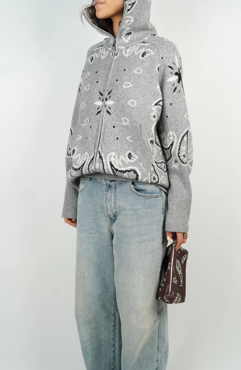 Jersey Alpine con Estampado Invernal