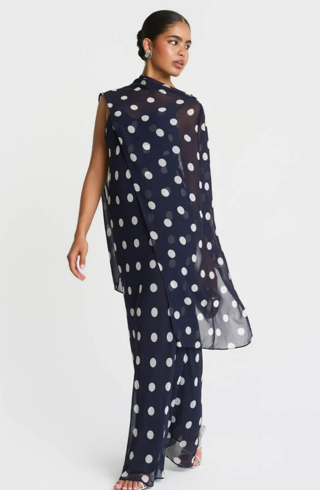 Robe longue Étoile à pois
