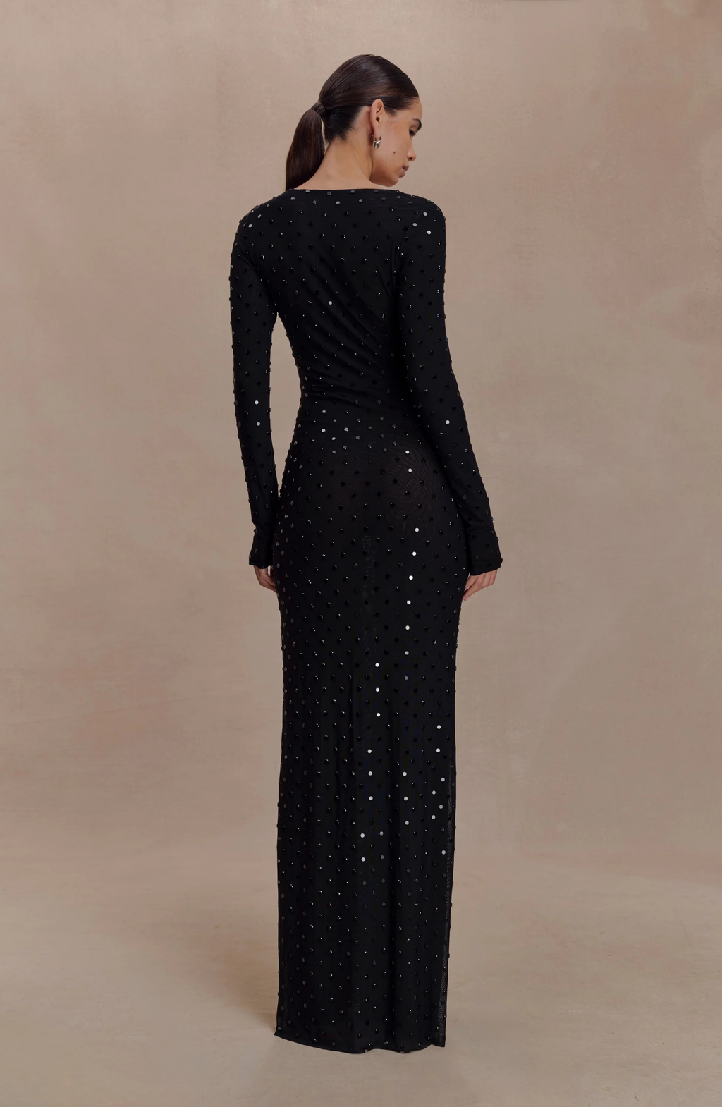 Midnight Glow Gown Maxi Dress