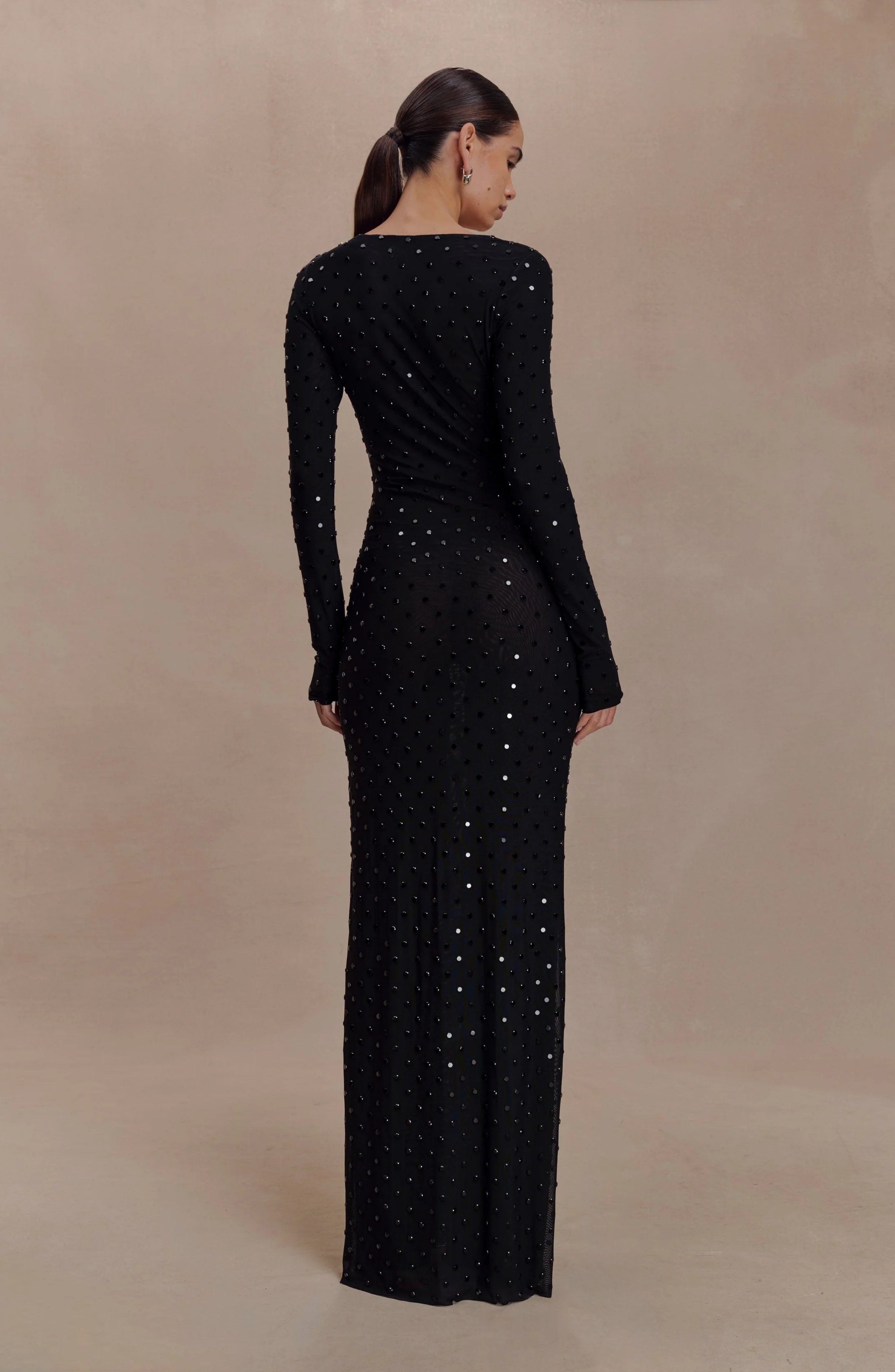 Midnight Glow Gown Maxi Dress