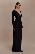 Midnight Glow Gown Maxi Dress