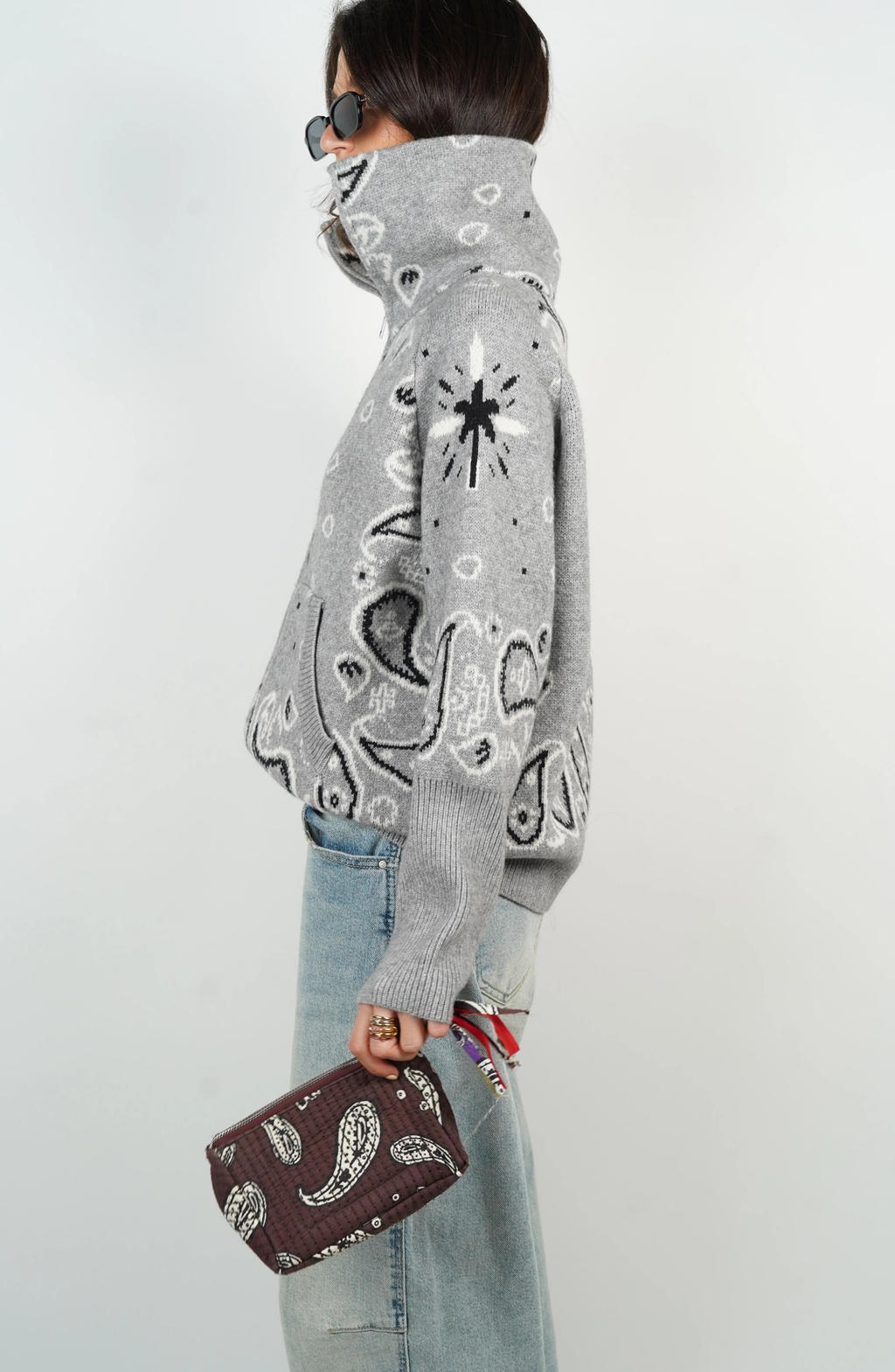 Jersey Alpine con Estampado Invernal