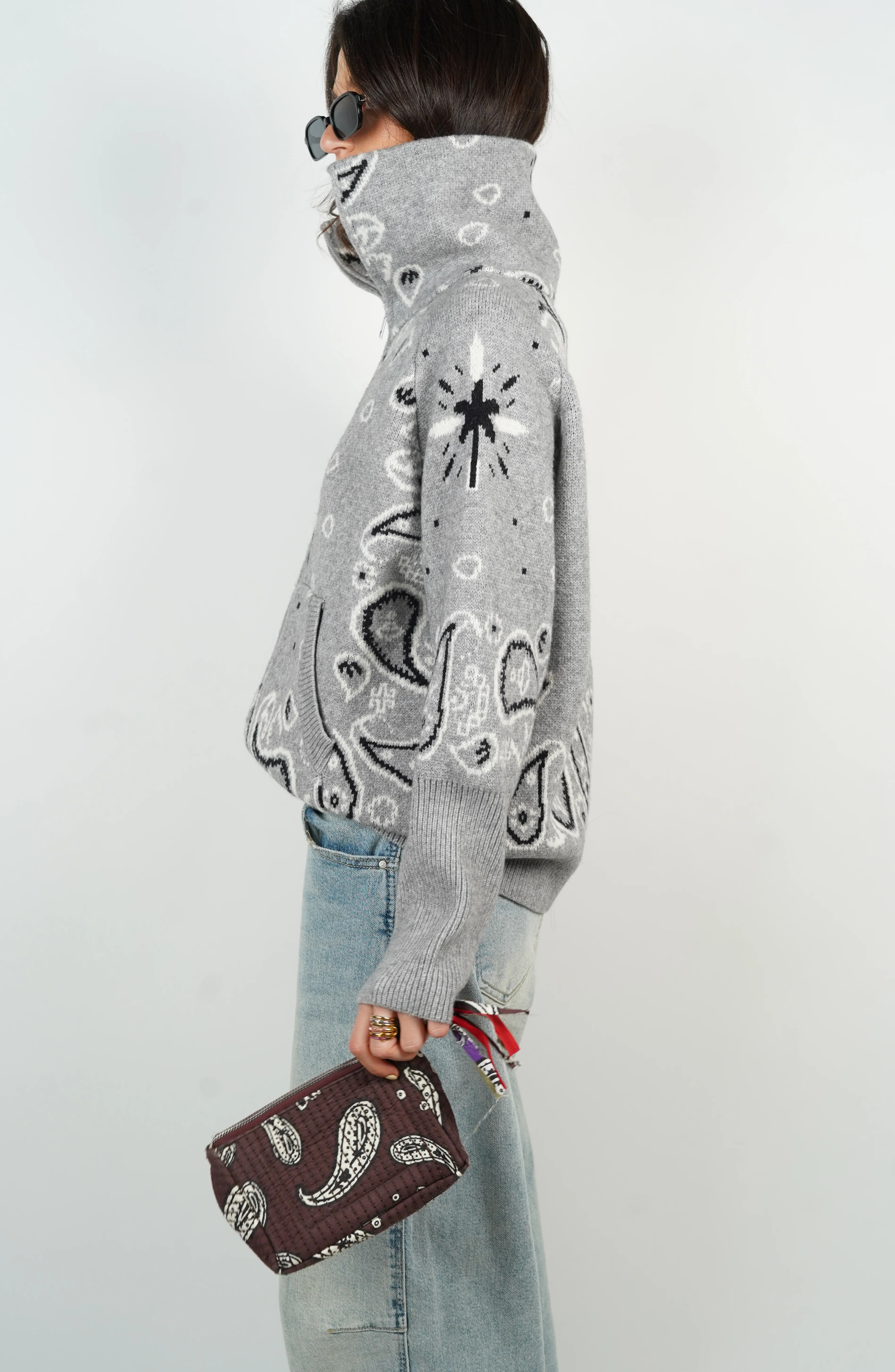 Jersey Alpine con Estampado Invernal