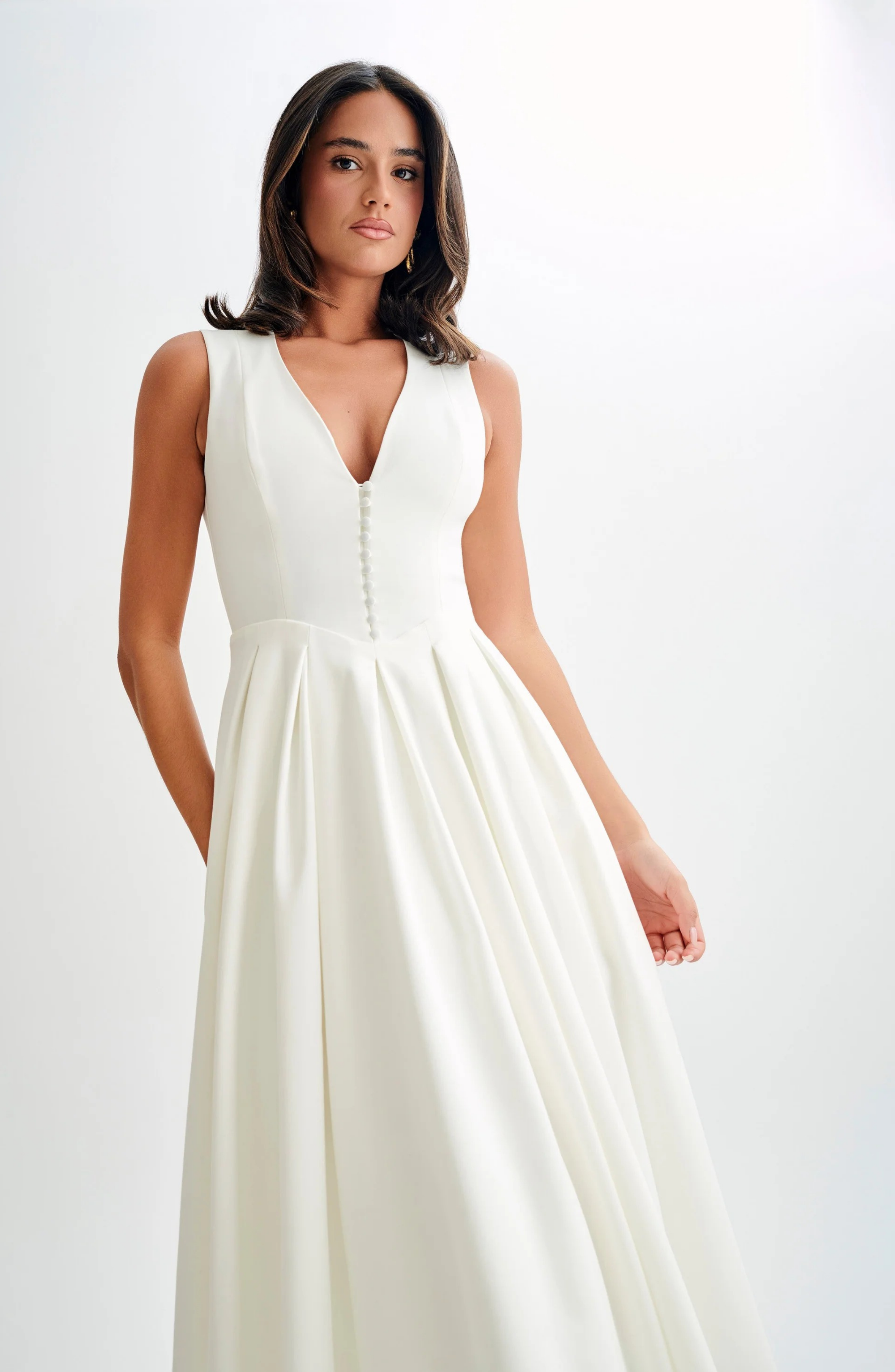 Soft Grace Midi Dress