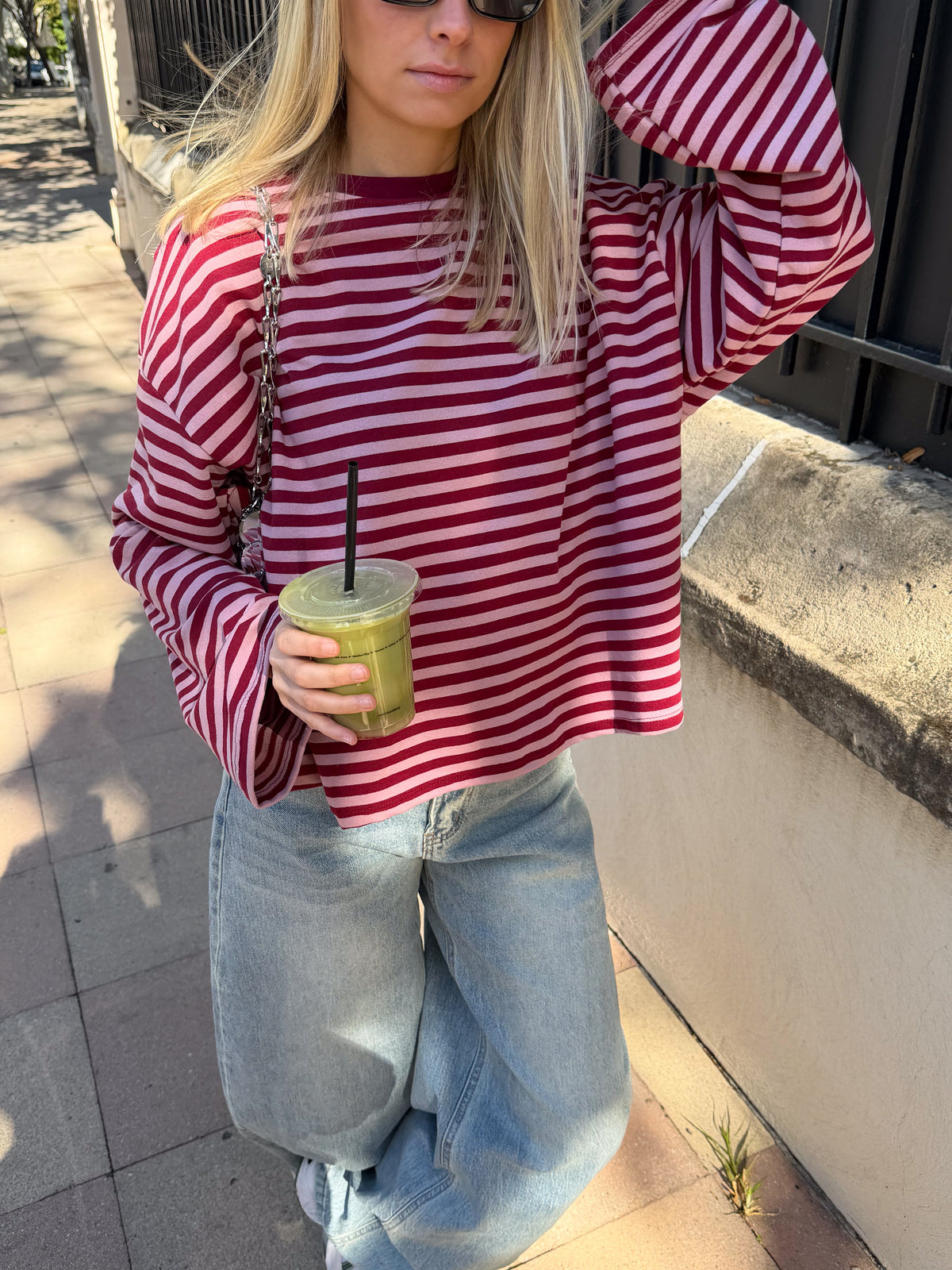 Maglietta alla marinara oversize