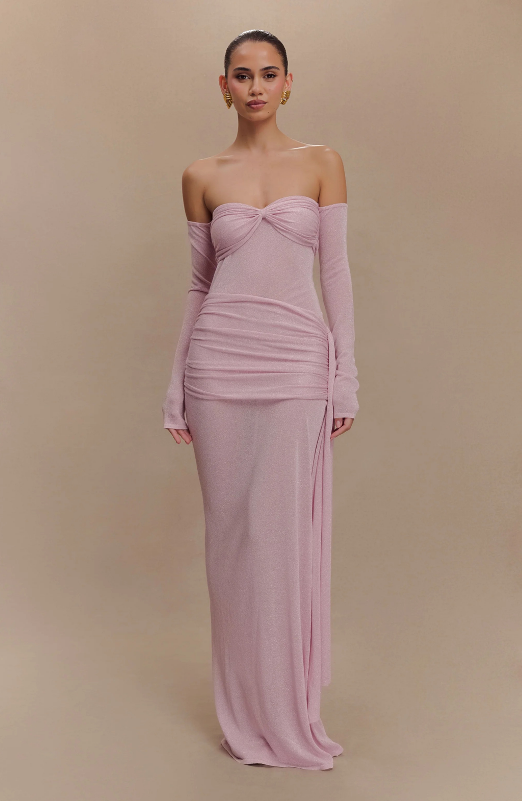 Divine Drape Gown Maxi dress