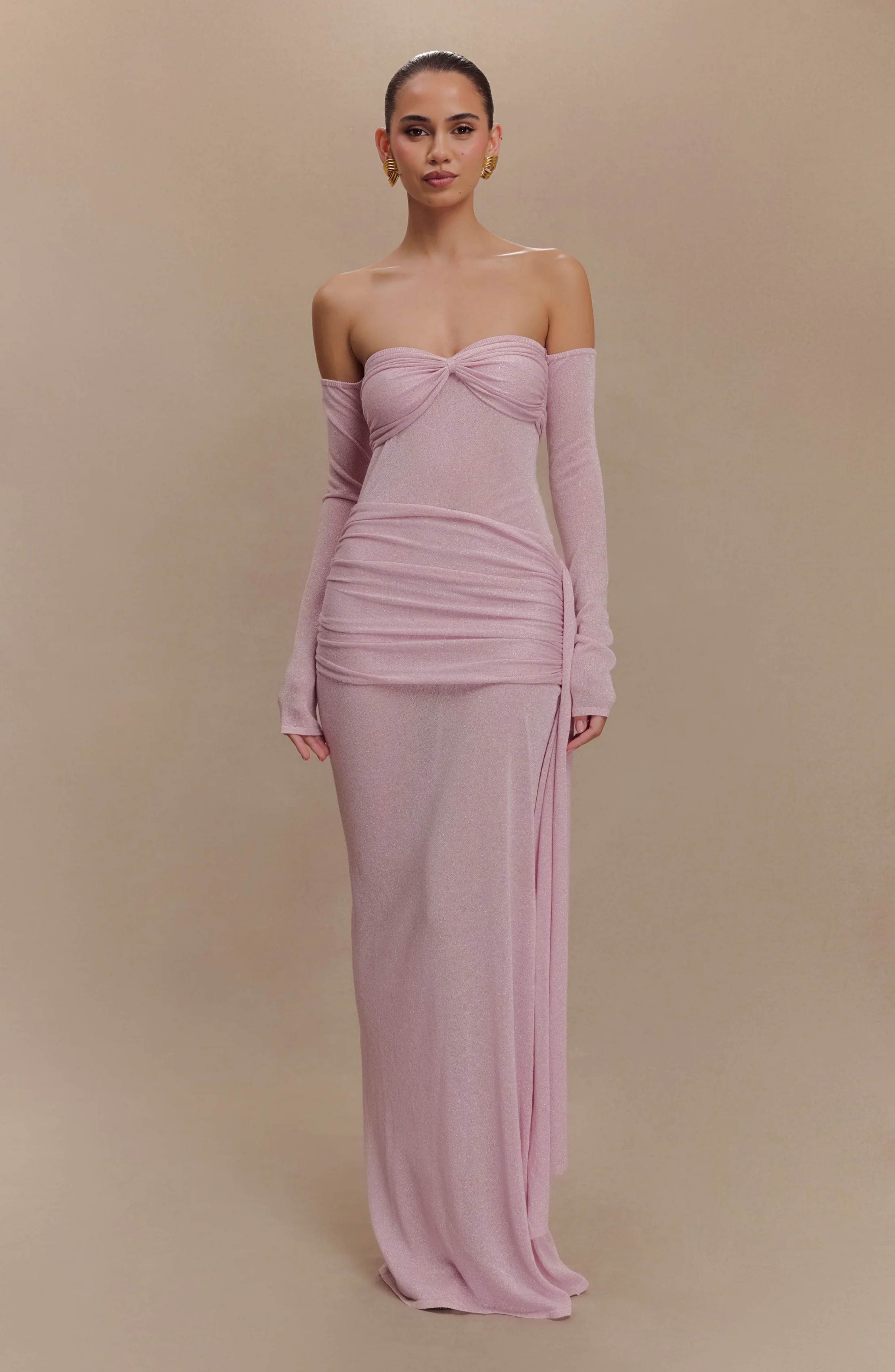 Divine Drape Gown Maxi dress