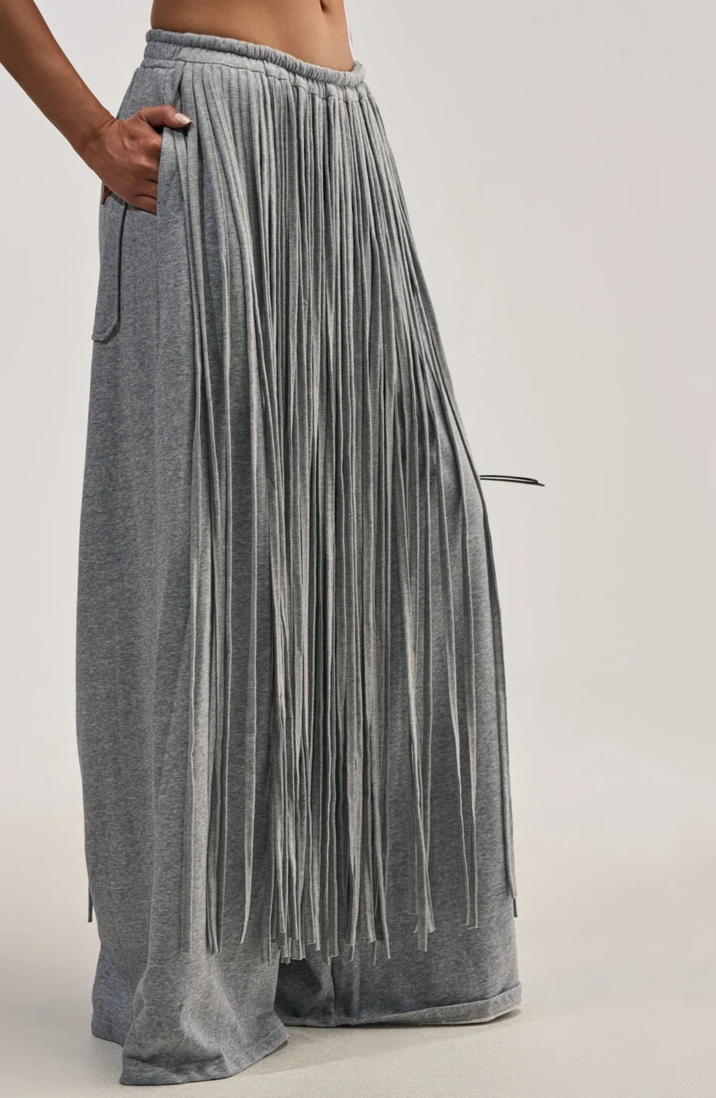 Conjunto de Chaqueta con Cremallera y Pantalón de Pierna Ancha
