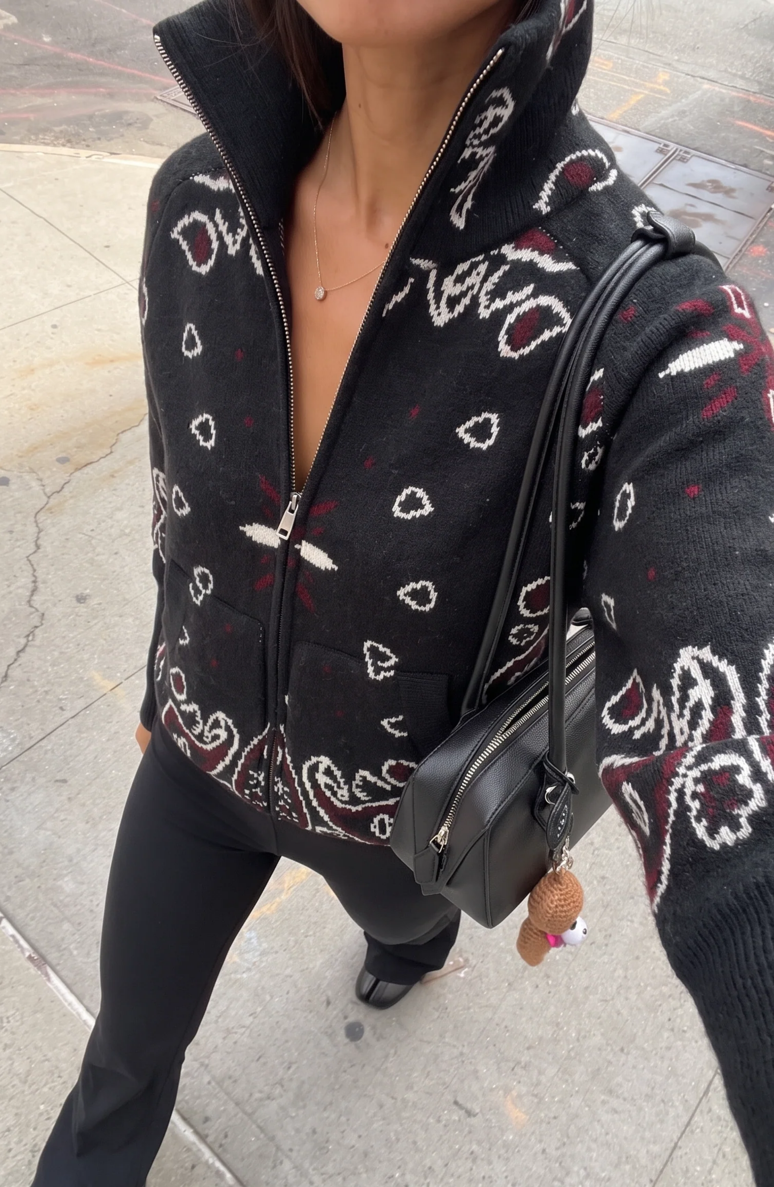 Jersey Alpine con Estampado Invernal