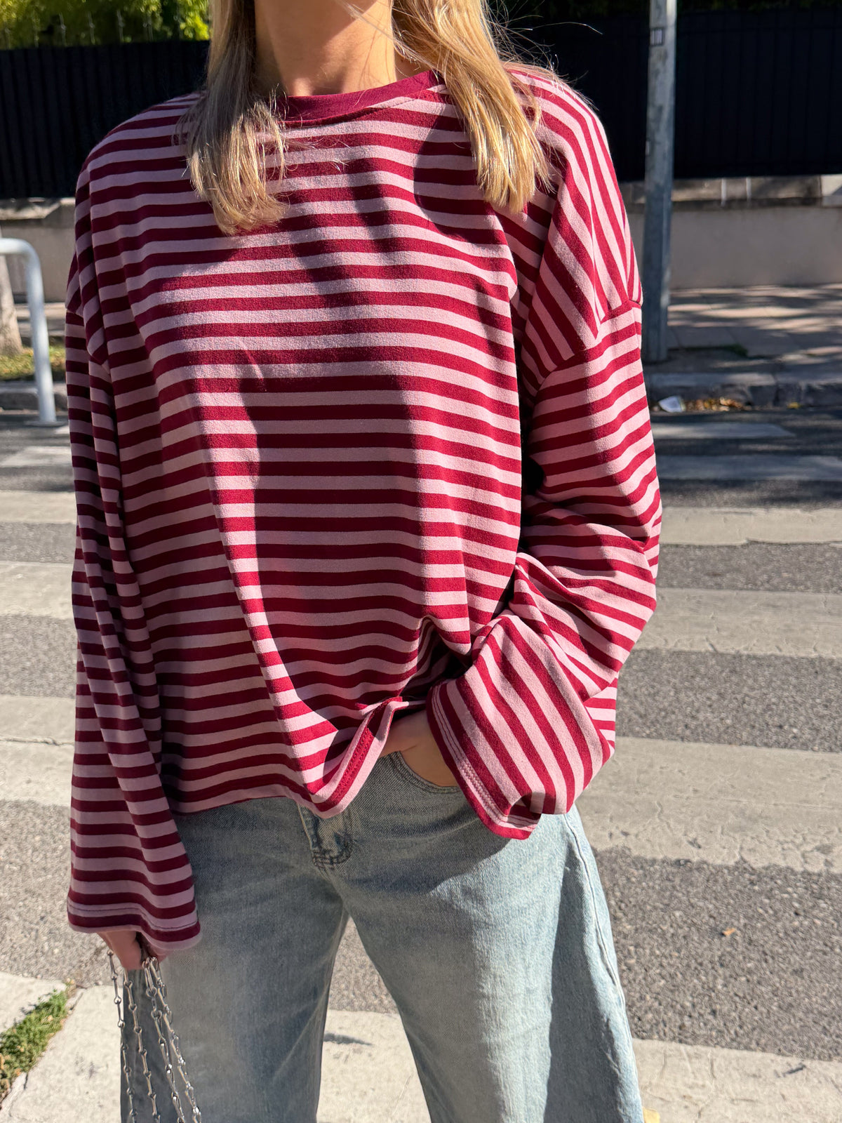 Maglietta alla marinara oversize