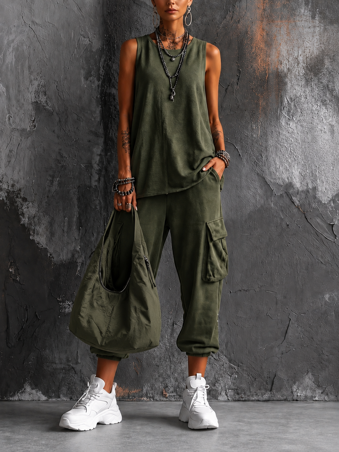 Noelia | Completo casual all'insegna del comfort urbano