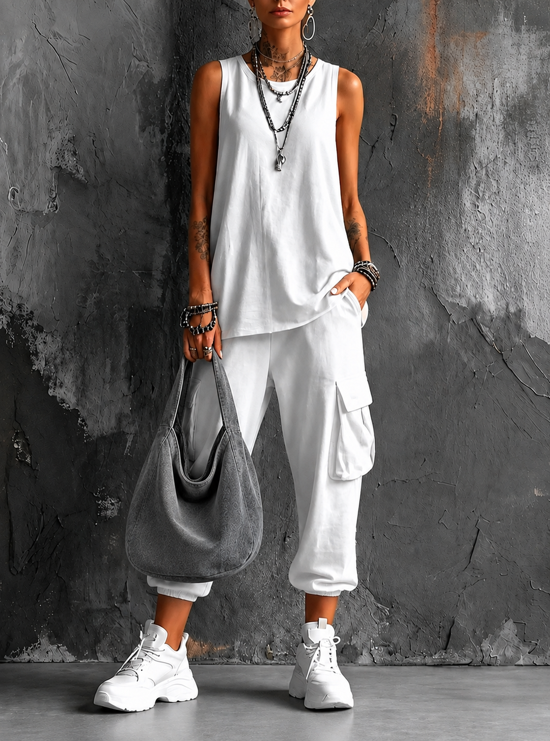 Noelia | Completo casual all'insegna del comfort urbano